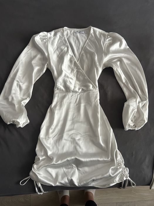 Рокли с пайети, сатен mango, nakd