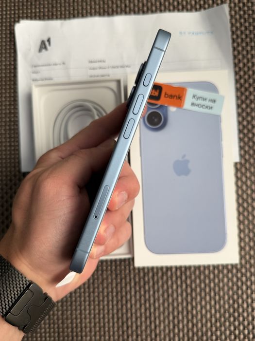 iPhone 17 256GB *КАТО НОВ*Mist Blue ГАРАНЦИЯ•ЛИЗИНГ TBI 27€/м