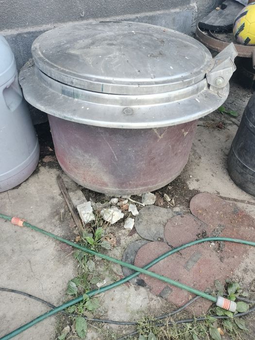 Cazan inox cuvă pereți dubli 100 litri