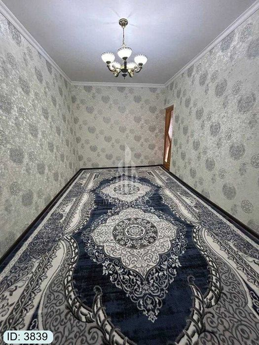 6 mikr alpomish tarafda 3 xona tayyor kvartira sotiladi №3839