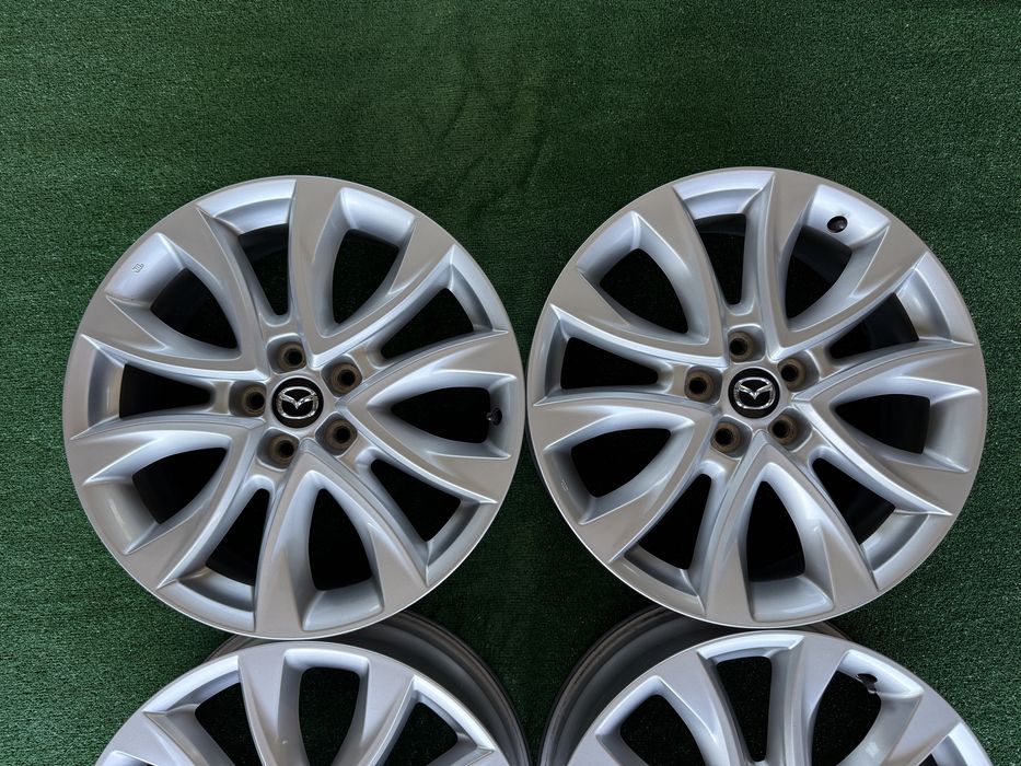 4бр. КАТО НОВИ 19” ОРИГИНАЛНИ Джанти 5х114.3 за -MAZDA/HYUNDAI/KIA/японски- 7.0Jx19H2, ET50