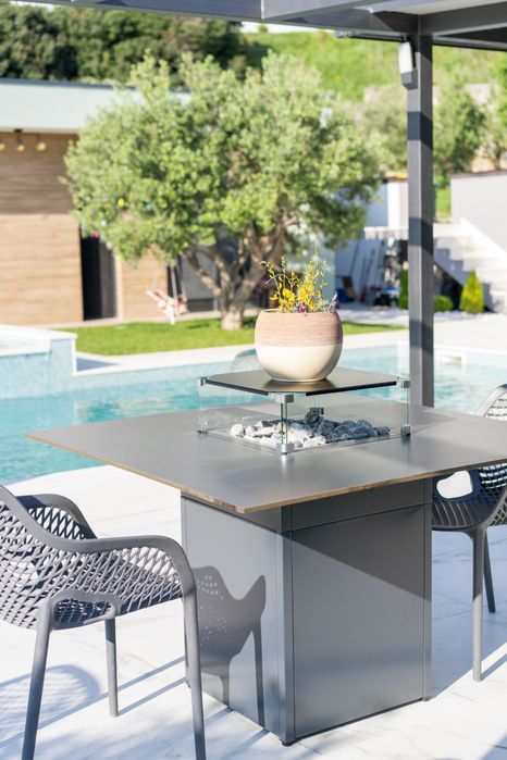 Модерна дизайнерска маса - Огнена маса Engasco Slava Low