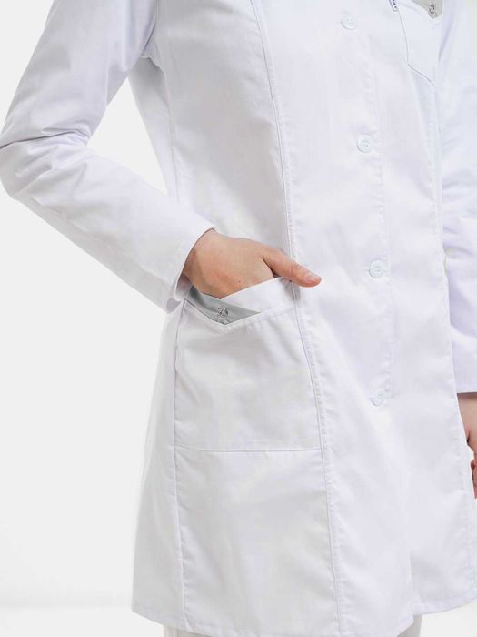 Медицинский халат "Донна" с серой добавкой