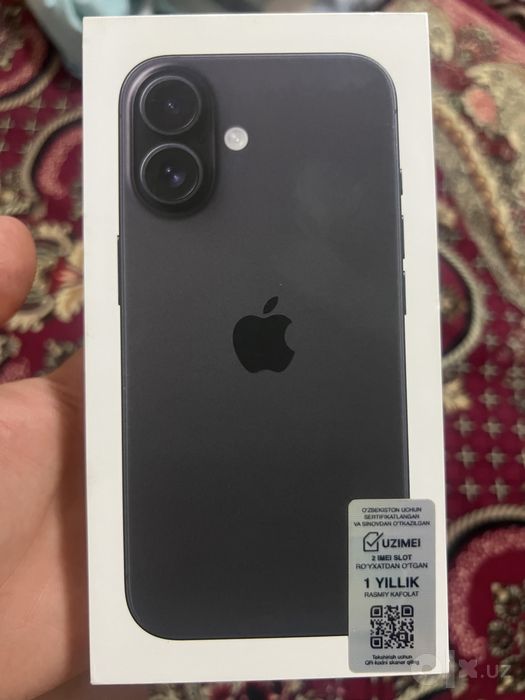 Iphone 16 black. 128 Gb
