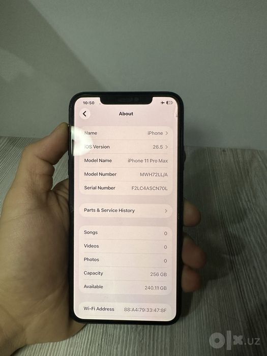 11 pro max  256 GB