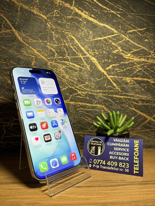Iphone 16 Pro Max/256 GB/Garantie 2 Ani Centrul de Telefoane/Rate