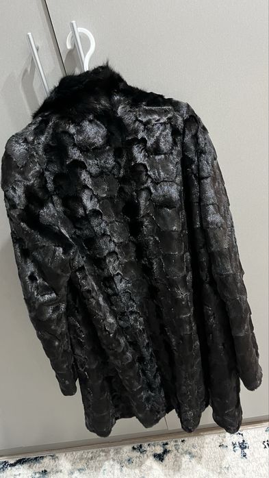 Норковая шуба (стрижанная)