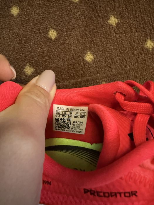 Ghete fotbal Adidas Predator masura 30 1/2