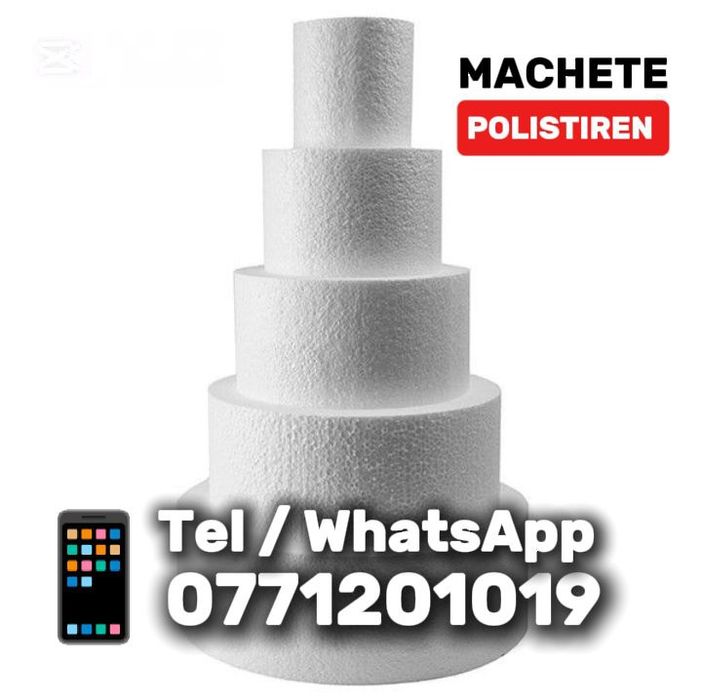 Machete tort polistiren