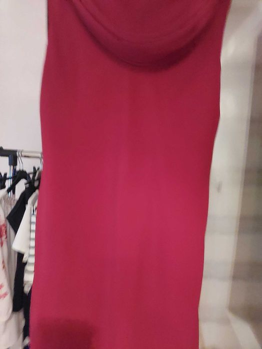 Rochie de seară, produs românesc, lungă, din voal.