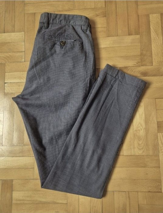 Pantaloni Premium Ted Baker Slim Fit, Din Bumbac Pur, Bărbați - 32L