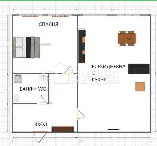 Дава се под наем Двустаен апартамент в Търговище, Център - 44 кв.м за 298.86 € - Снимка #9