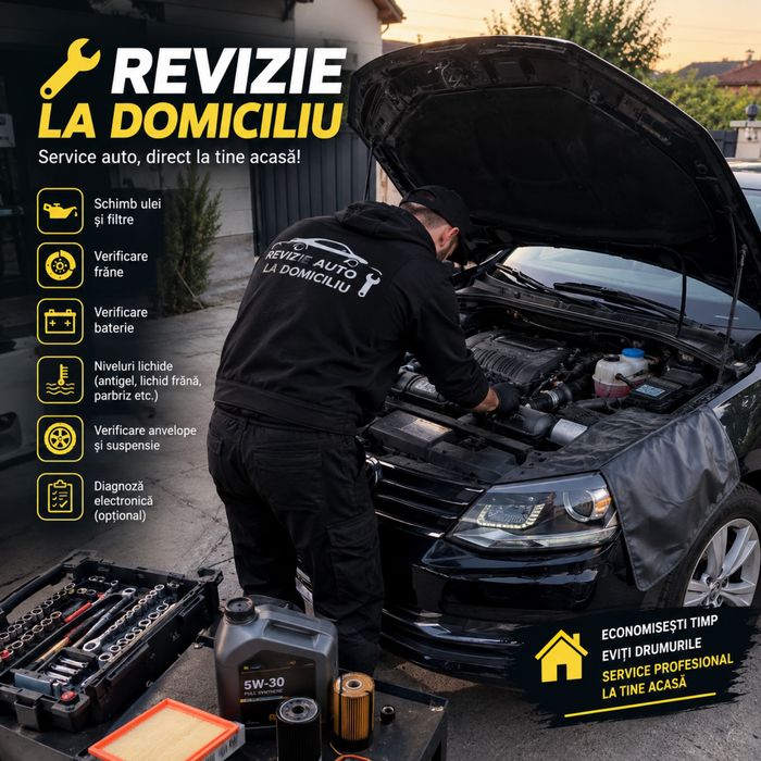 Schimb de ulei filtre /revizi la domiciliu