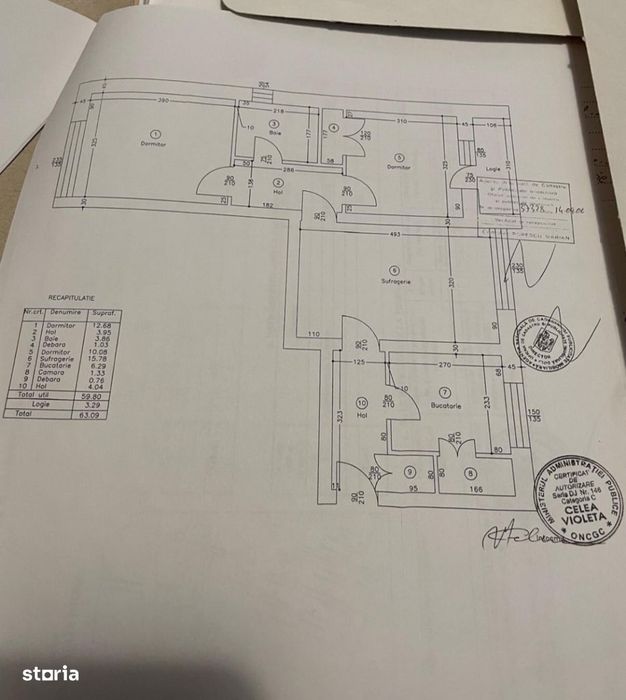 3 camere de Vânzare,Calea București-Petre Ispirecu,63mp,acoperiș-pod