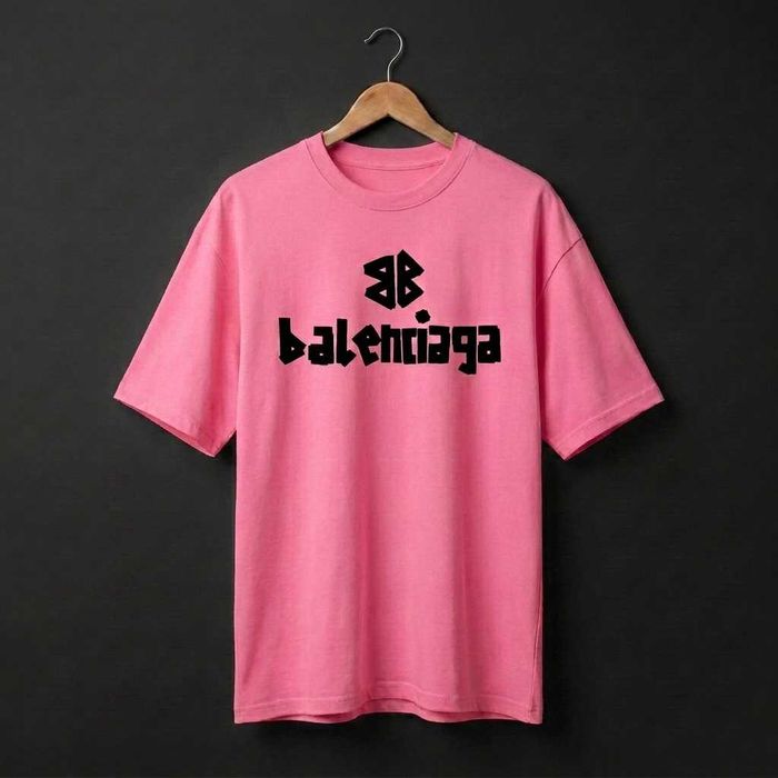NEW! ОВЪРСАЙЗ тениски с BALENCIAGA принт - 2 МОДЕЛА в 6 цвята! Или поръчай с ТВОЯ идея!