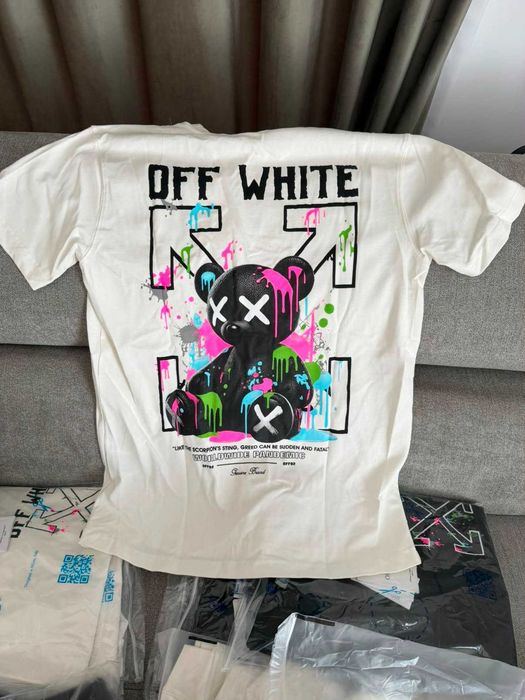 Tricou Off White Nou S XL