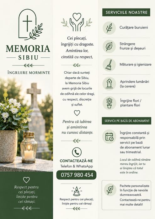 Îngrijire morminte Sibiu
