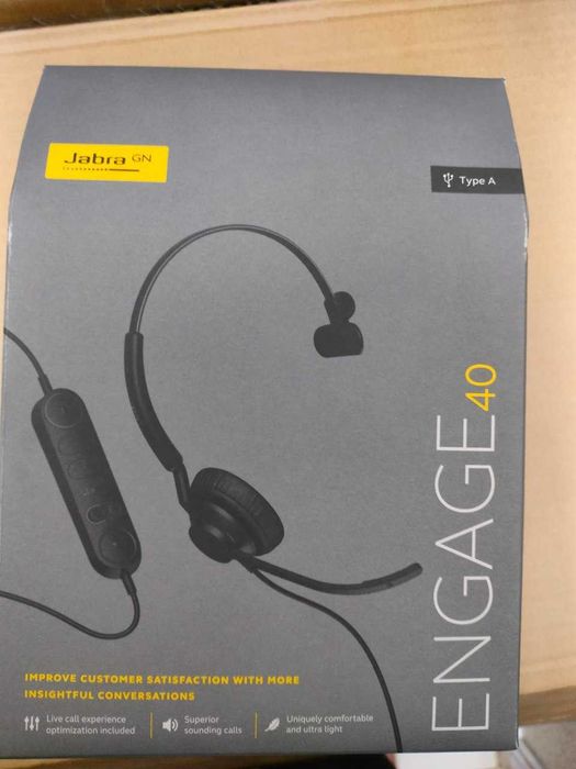 Гарнитура Jabra Engage 40 mono (Inline Link) USB-A