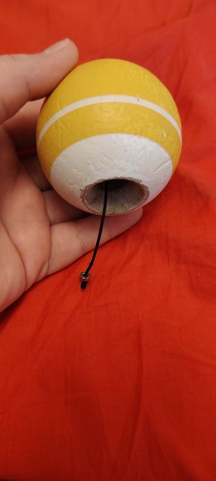 Tama kendama de broken shape tracker galben nouă