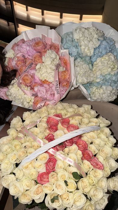 101 роза за 25 000тг