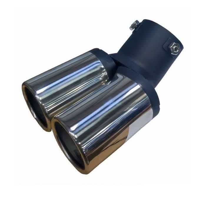 Накрайник ауспух 1990BK двоен входа-60мм изхода-2х48мм