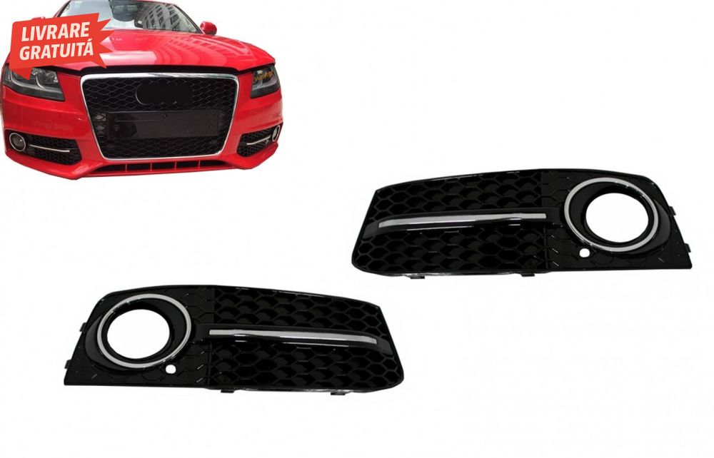 Grile Laterale Audi A4 B8 8K (2007-2011) RS4 Design