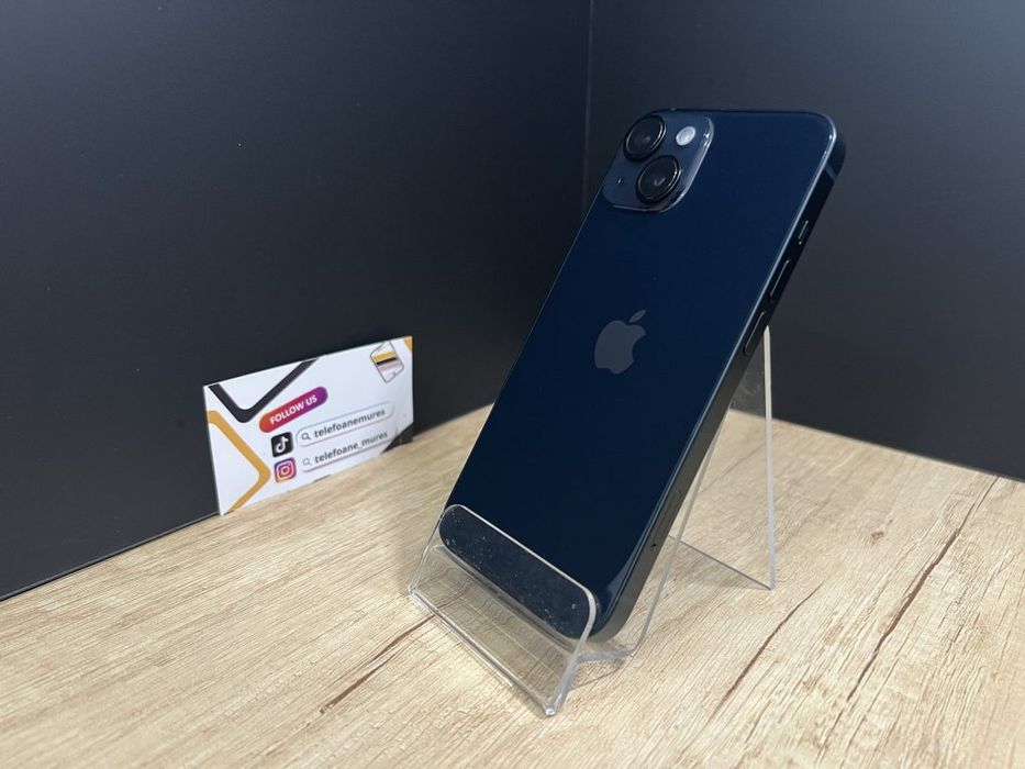 iPhone 14 256Gb Midnight Second-Hand Foarte Bun 3 ani garanție, Telefo