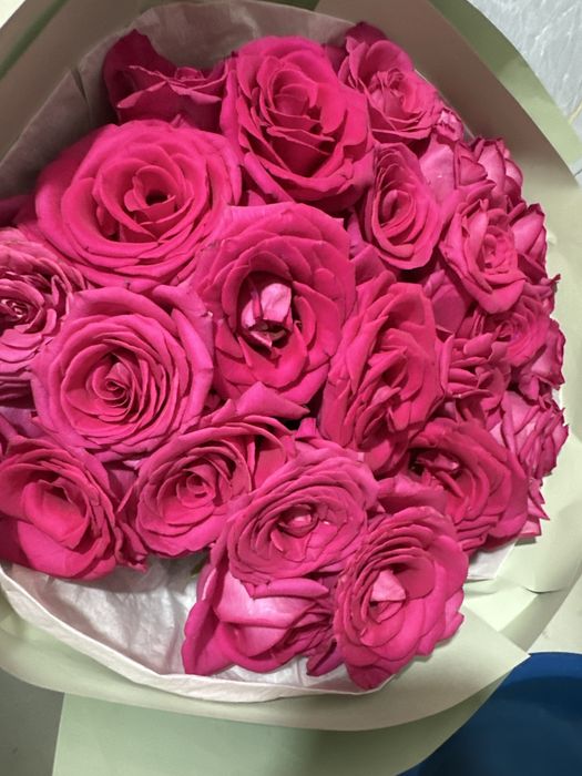 Роза розовые 30 штук