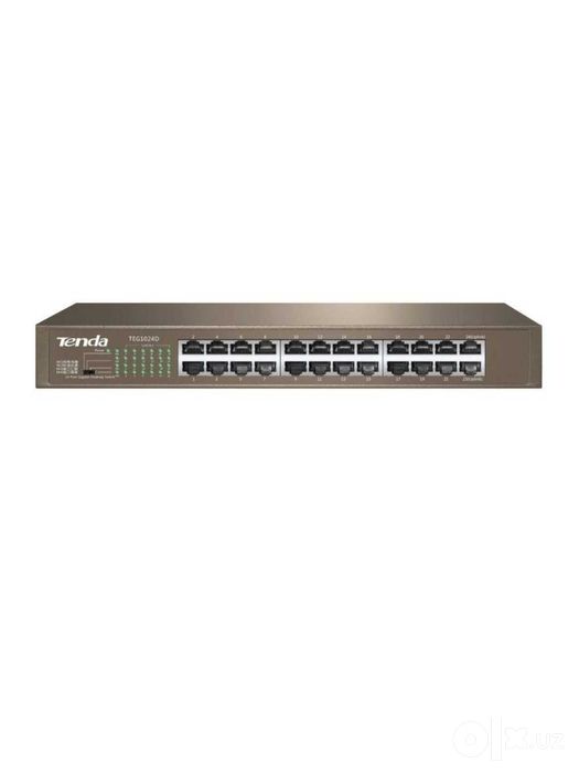 Коммутатор / Tenda / TEG1024D / 24 × RJ45 / 10/100/1000 Мбит/с