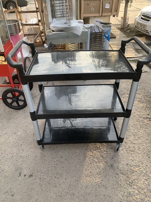 Oshxoan va kafelar uchun aravachamiz temirli va plasmasligi bor