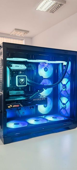 Супер Геймърско PC Ryzen 5 9600X/32Gb 6000 Kingston/1TB SSD/MSI RTX 5060/WiFi&BT/Гаранция