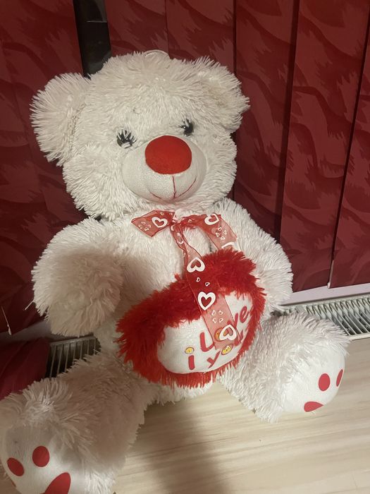 Плюшено мече с надпис