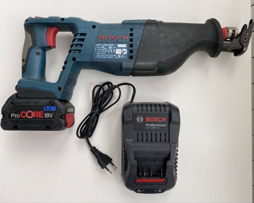Fierastrau sabie Bosch GSA 18 V-LI + ProCORE 8Ah + GAL 1880 CV