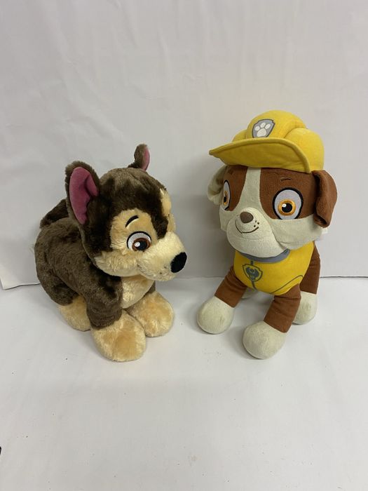 Lot 2 jucării din pluș cațel Patrula Catelusilor NICKELODEON 35 cm