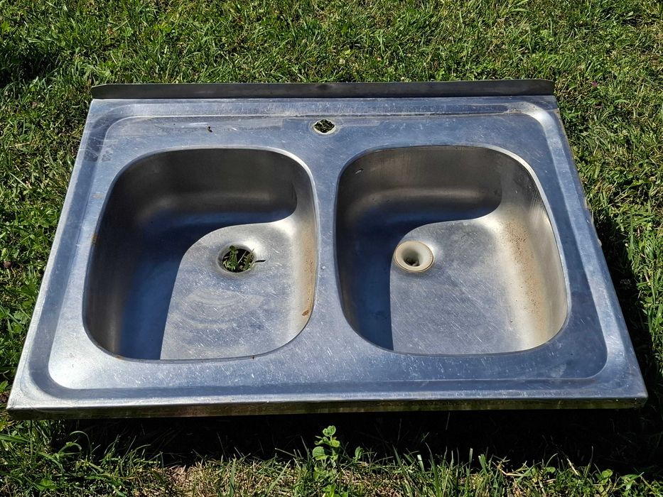 Chiuvetă de inox dublă