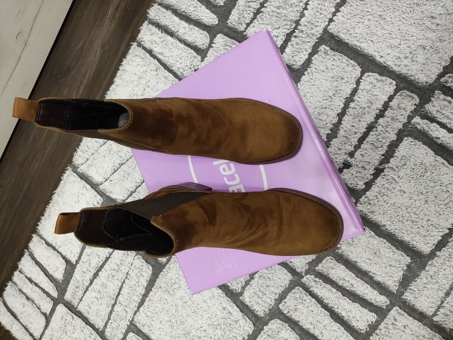 Дамски боти в цвят каки