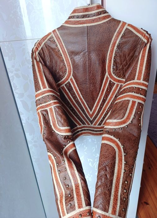 Уникално кожено яке от телешка кожа