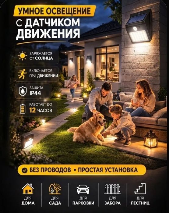 Лампы на солнечной батарее