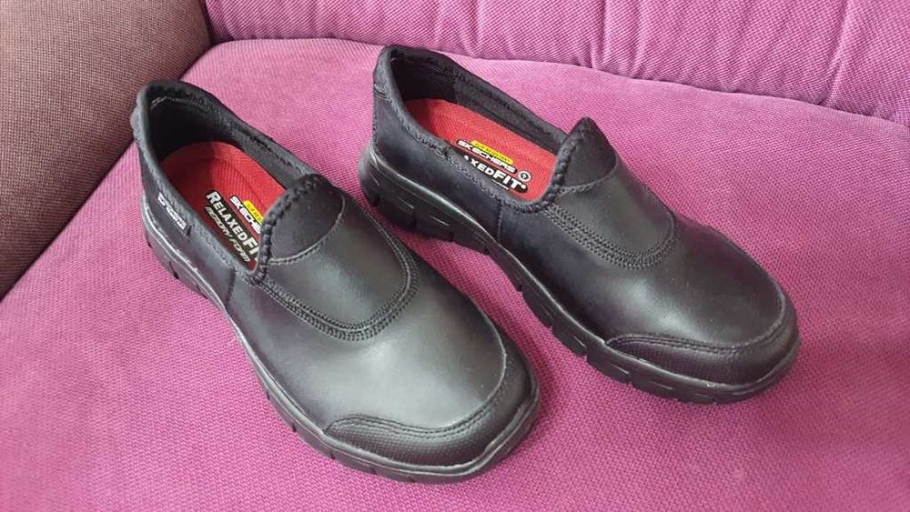 Pantofi piele SKECHERS Work Sure Track Slip Resistant marimea 35