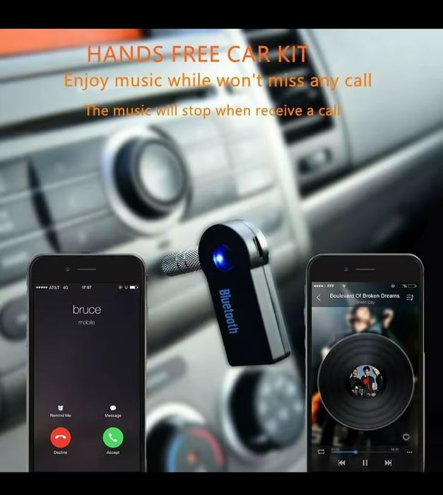 2 в 1 Wireless Bluetooth 5.0 приемник адаптер 3,5мм жак