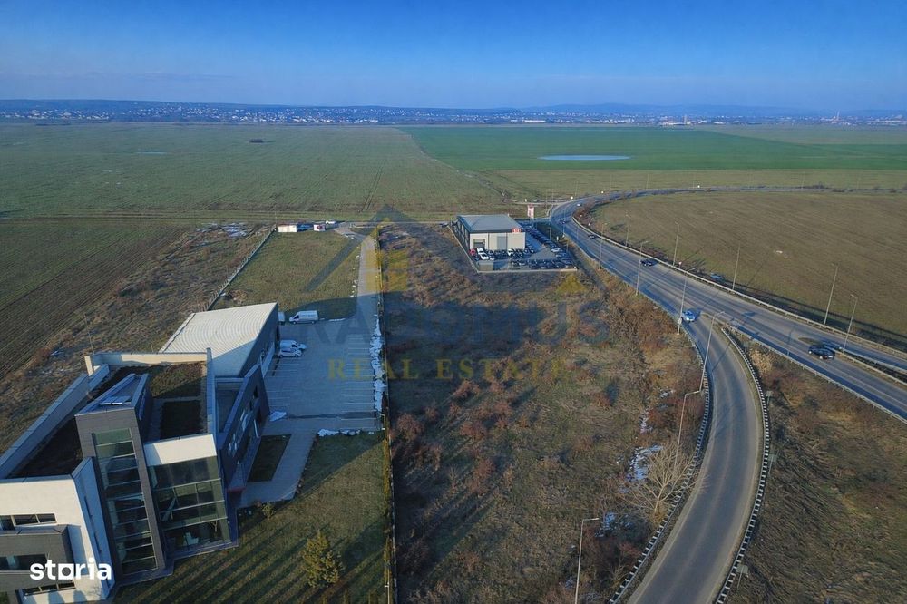 Teren industrial intravilan – 2 loturi – Posibilitate rate – acces DN1