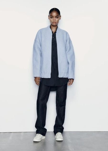 Geaca bomber oversize Zara special edition