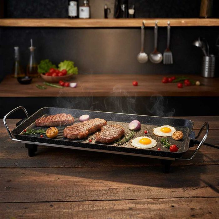 Електрически грил Lexical LBQ-2591 с незалепващо гранитно покритие