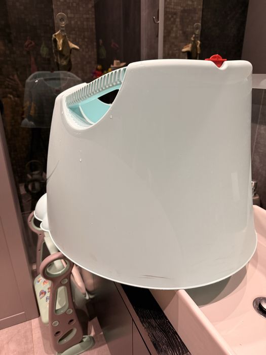 Ok BABY вана за къпане и сяданя OPLA синя