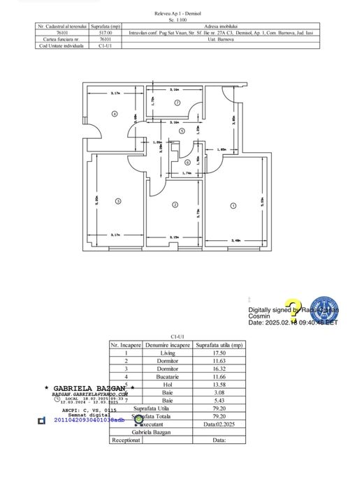 APARTAMENT în BLOC NOU | 3 camere și 2 băi | Vișan-Profi | Loc de parcare inclus | COMISION 0% |