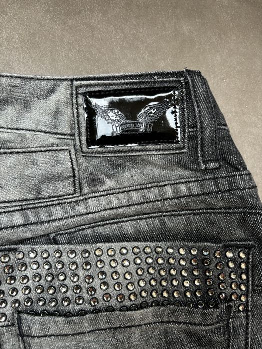 Robins Jean – сиви дънки с камъни (rhinestones)