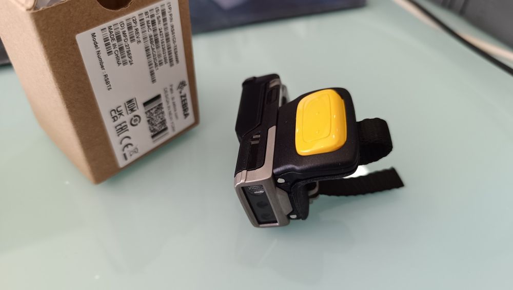 Zebra RS5100 2D пръстов баркод скенер