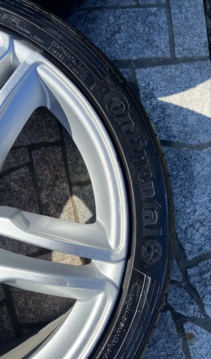 Jante Audi R19 5x112 + Anvelope Continental de vara 255/35/19