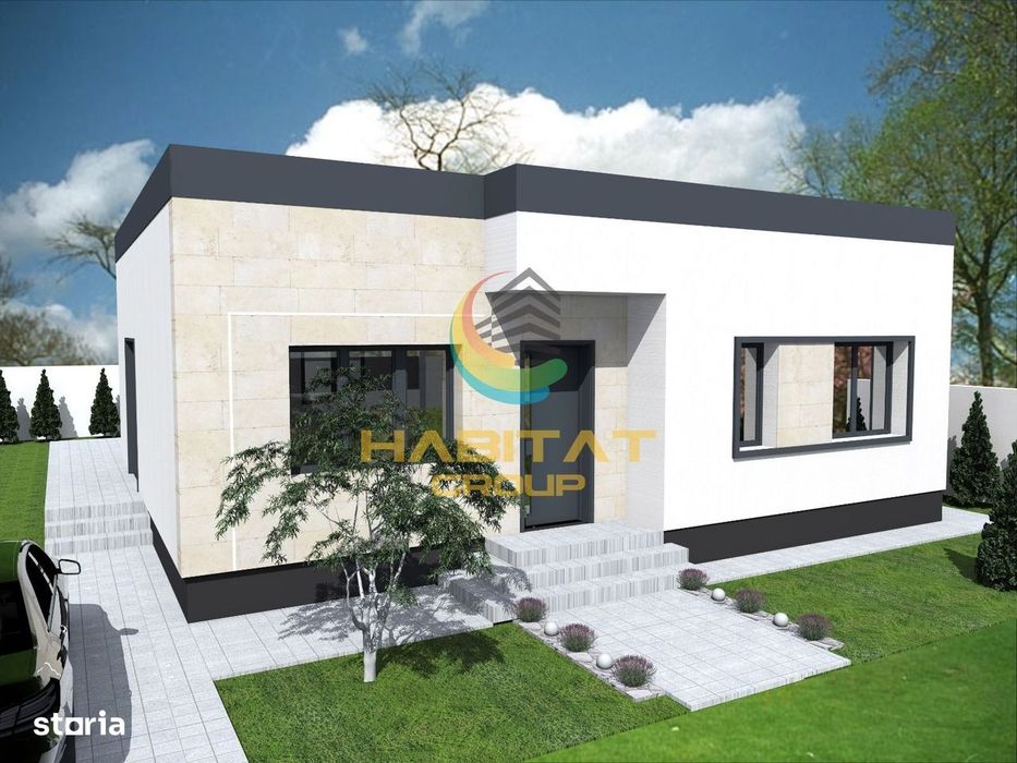 Casa pe parter | 3 dormitoare | Teren 434 mp | Comision 0%