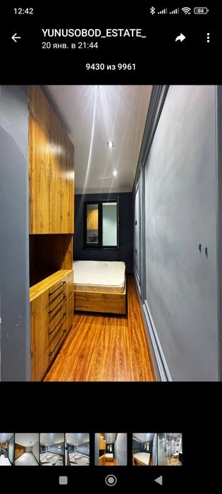 Продается срочно своя квартира 1*2/1/4 на Юнусабад 4 .